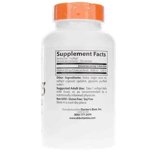 Vitamin D3 5000 IU, DRB